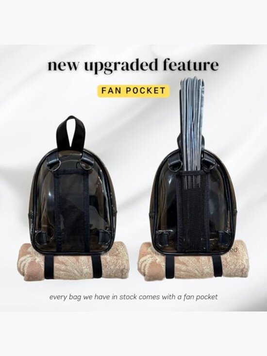Mini Clear Backpack for Festivals Stadium Approved Anti-Theft Convertible Straps main image 6